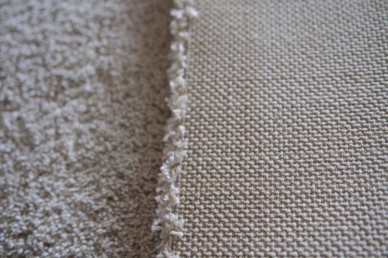 Close-up of Serged Carpet Edge